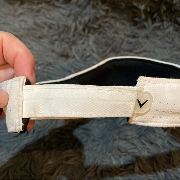 Callaway Golf White Sun Visor Cap Hat - Picture 9 of 9